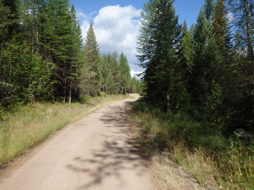 GDMBR: Southwest bound (approaching Richmond Peak, MT).